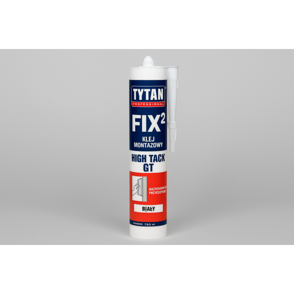 TYTAN PROFESSIONAL FIX2 Klej montażowy High Tack GT 290 ml biały PL