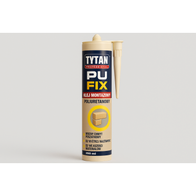Klej montażowy poliuretanowy TYTAN PROFESSIONAL PU FIX 290 ml