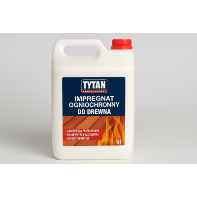 Impregnat ogniochronny do drewna 5 l - TYTAN PROFESSIONAL