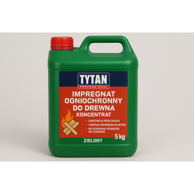 Impregnat ogniochronny do drewna 5 kg - TYTAN PROFESSIONAL