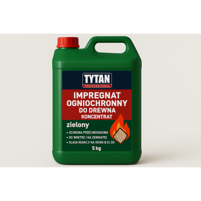 Impregnat ogniochronny do drewna 5 kg - TYTAN PROFESSIONAL