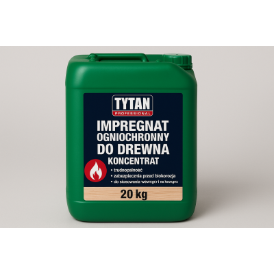 Impregnat ogniochronny do drewna 20 kg - TYTAN PROFESSIONAL