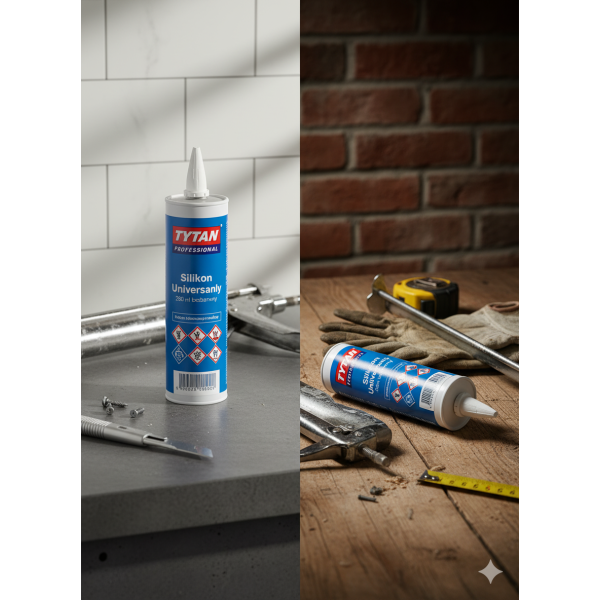 TYTAN PROFESSIONAL Silikon uniwersalny 280 ml bezbarwny PL