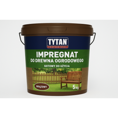 Impregnat do drewna ogrodowego 5 kg - TYTAN PROFESSIONAL