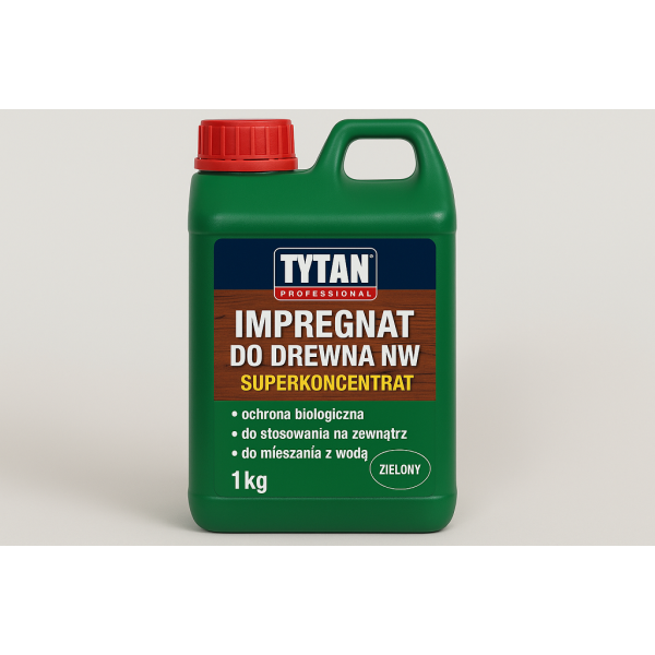 TYTAN PROFESSIONAL Impregnat do drewna NW Superkoncentrat 1 kg zielony PL
