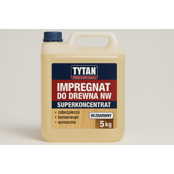 TYTAN PROFESSIONAL Impregnat do drewna NW Superkoncentrat 5 kg bezbarwny PL