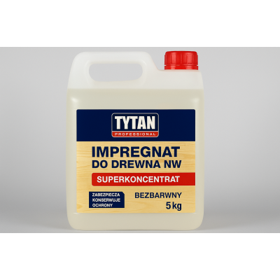 Impregnat do drewna TYTAN PRO 5 kg - Superkoncentrat bezbarwny