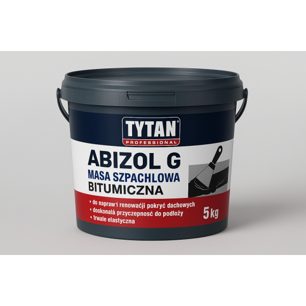 TYTAN PROFESSIONAL Abizol G Masa szpachlowa bitumiczna 5 kg PL