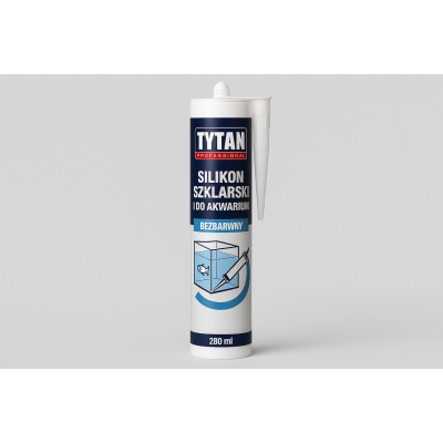Silikon szklarski TYTAN PROFESSIONAL 280ml - bezbarwny