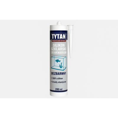 Silikon szklarski TYTAN PROFESSIONAL 280ml - bezbarwny