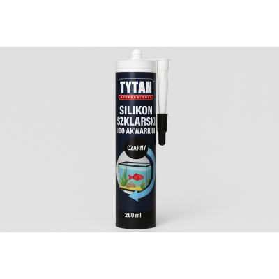 Silikon szklarski TYTAN PROFESSIONAL 280 ml czarny