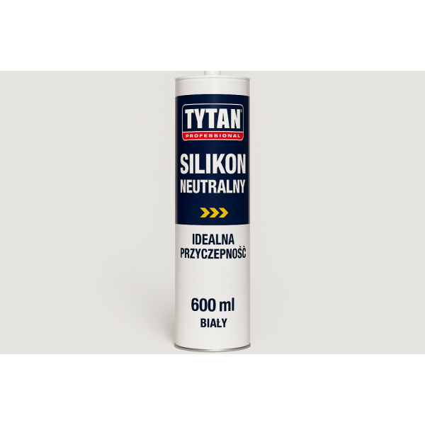 TYTAN PROFESSIONAL Silikon neutralny idealna przyczepność 600 ml biały PL