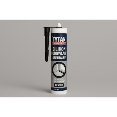Silikon Budowlany Neutralny 280 ml - Czarny, Profesjonalny