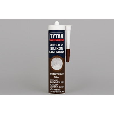 Silikon sanitarny TYTAN PRO Dark Brown 310 ml