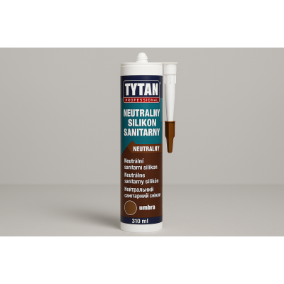 Neutralny Silikon Sanitarny TYTAN PROFESSIONAL 310 ml - Kolor Umbra