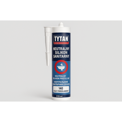 Neutralny Silikon Sanitarny 310 ml - Biały Porcelanowy