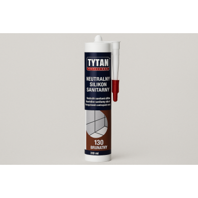 Silikon sanitarny TYTAN PRO 310 ml - kolor brązowy