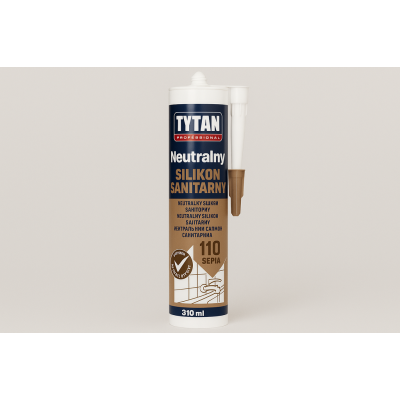 Neutralny Silikon Sanitarny 310 ml - Naturalny Kolor Sepia