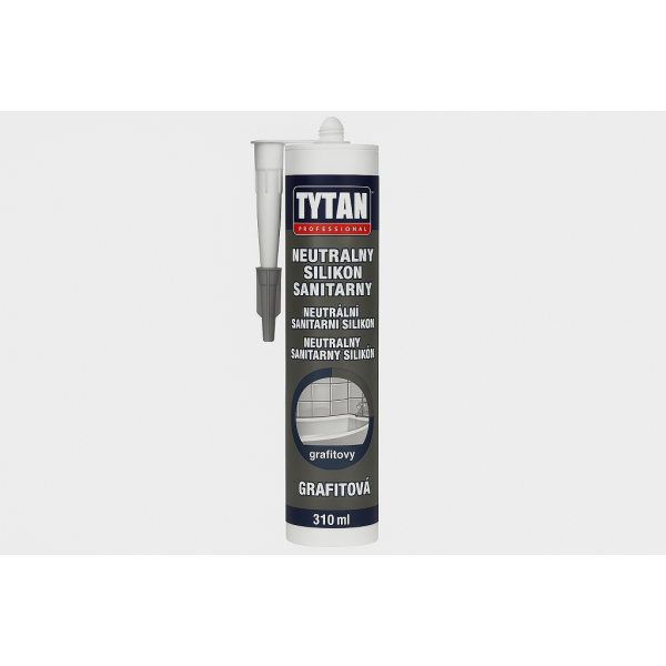 TYTAN PROFESSIONAL Neutralny Silikon Sanitarny 310 ml 070 grafitowy CZ-PL-SK-UA