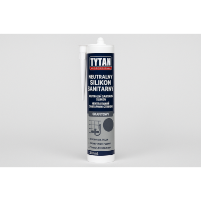 Neutralny Silikon Sanitarny 310 ml - Grafitowy Hit!