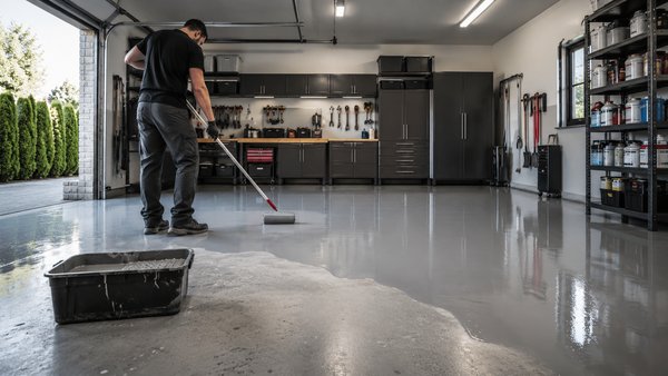Jak zrobić posadzkę epoksydową w garażu krok po kroku, żeby