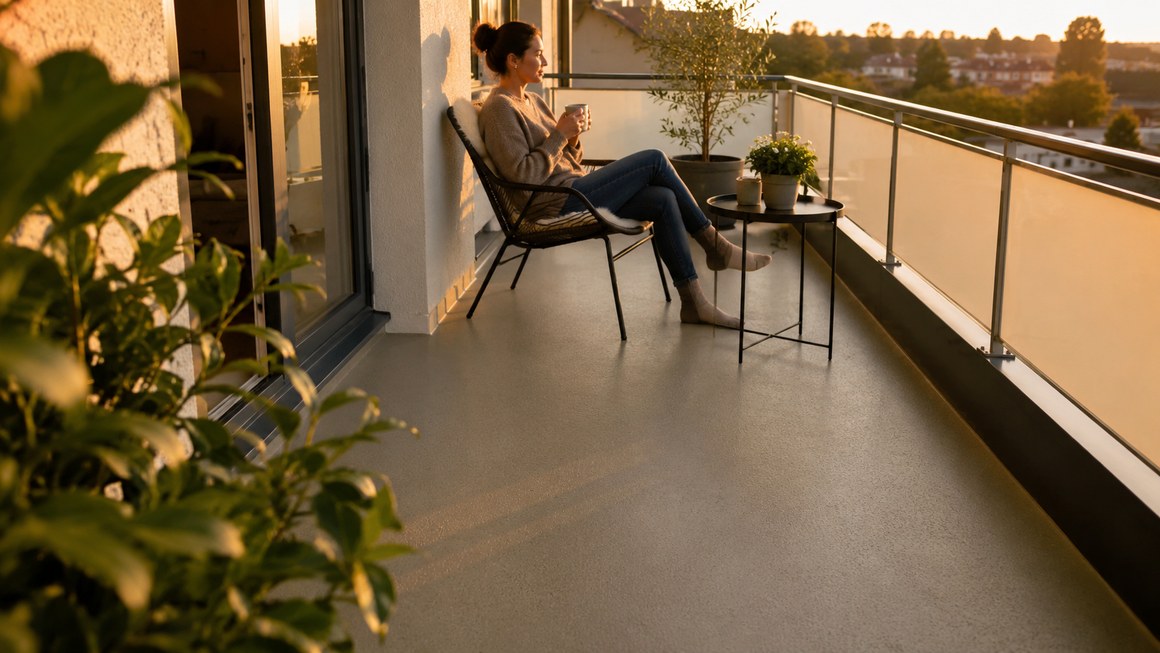 sikafloor 400n balkon -- lifestyle