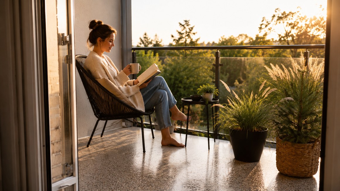 żywica na balkon -- lifestyle