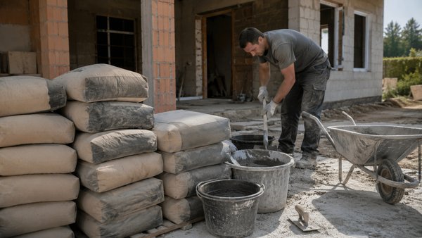 Zaprawa cementowa cena 2026: ile kosztuje worek, m2 prac i